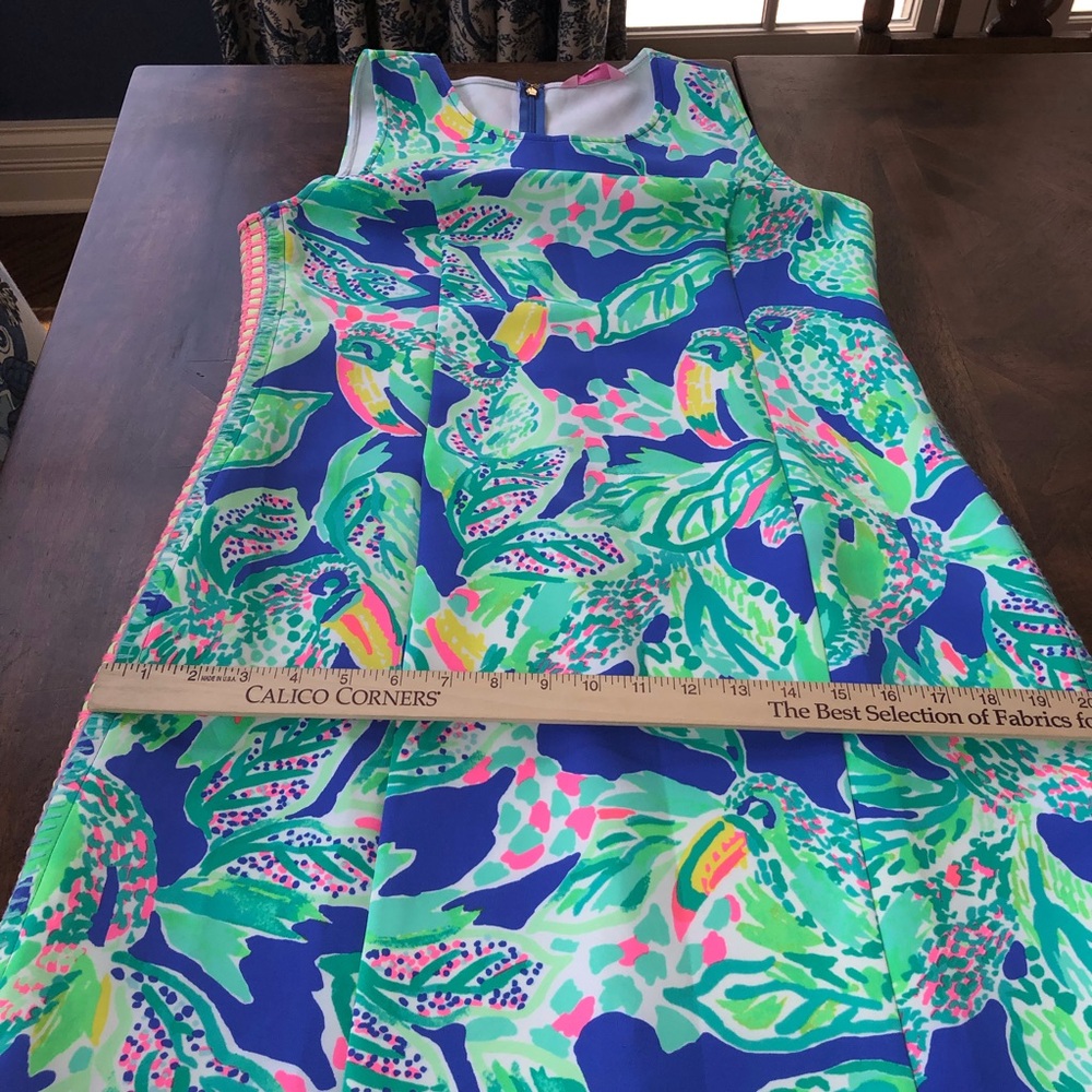 Lilly Pulitzer Mila Knit Shift in Wake Up Call Print New Size L - Picture 12 of 13